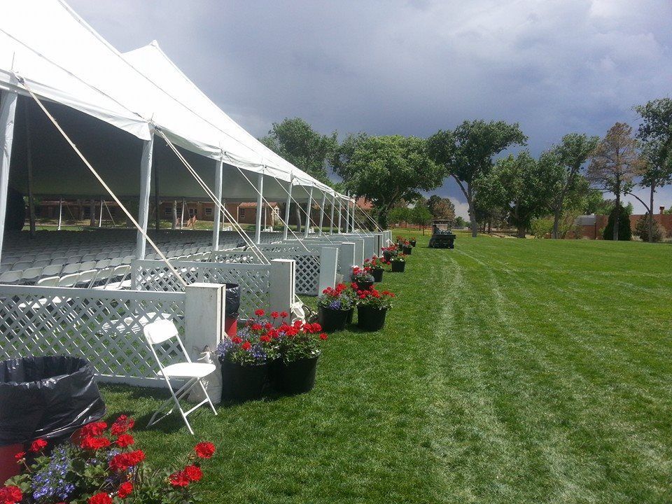 tent rental and event planning for large themed events in Albuquerque