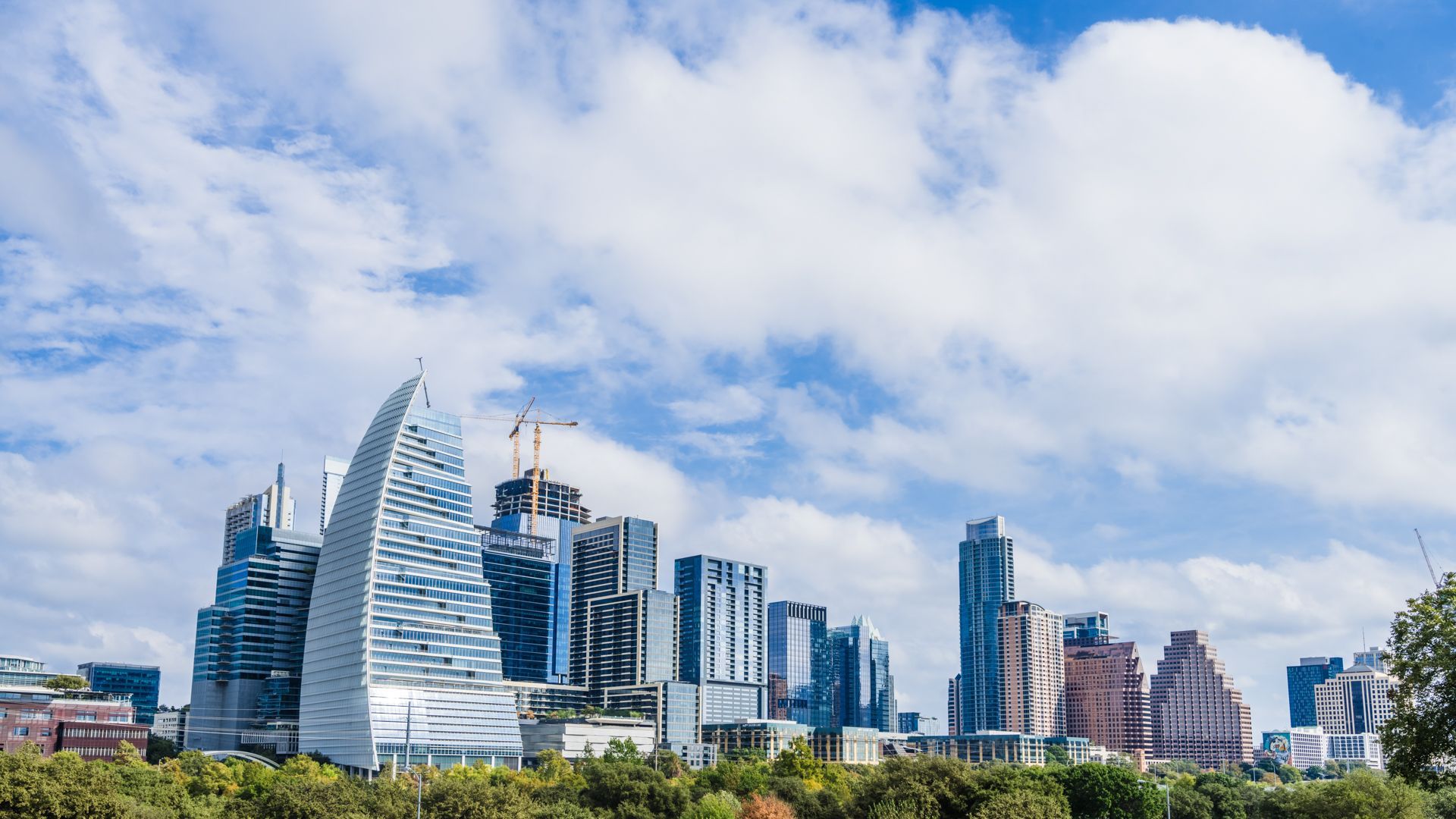 Downtown Austin Texas cityscape featuring modern office towers and skyline architecture