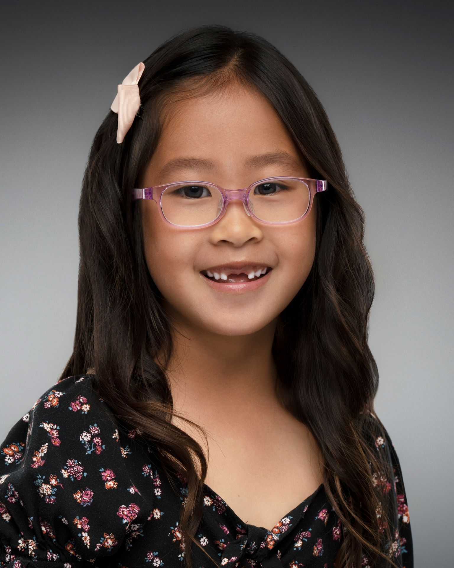 First grader professional headshot