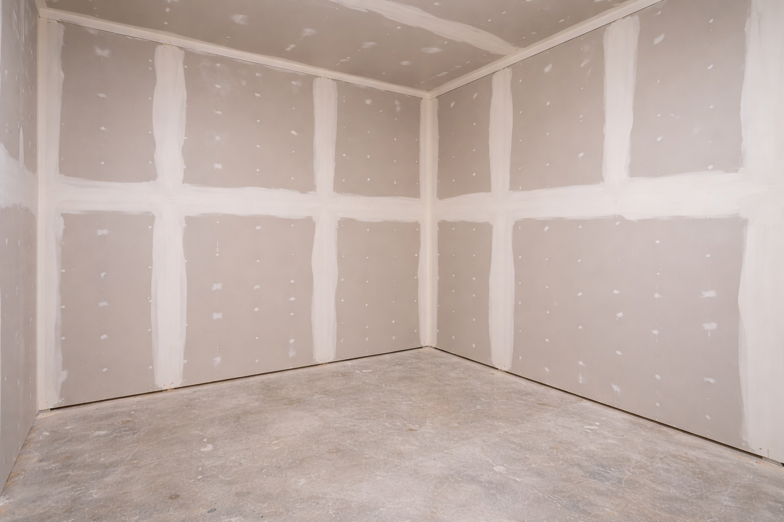 A man is painting a wall with a paint roller.