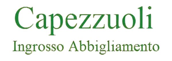 Green text "Capezzuoli Ingross Abbigliamento."