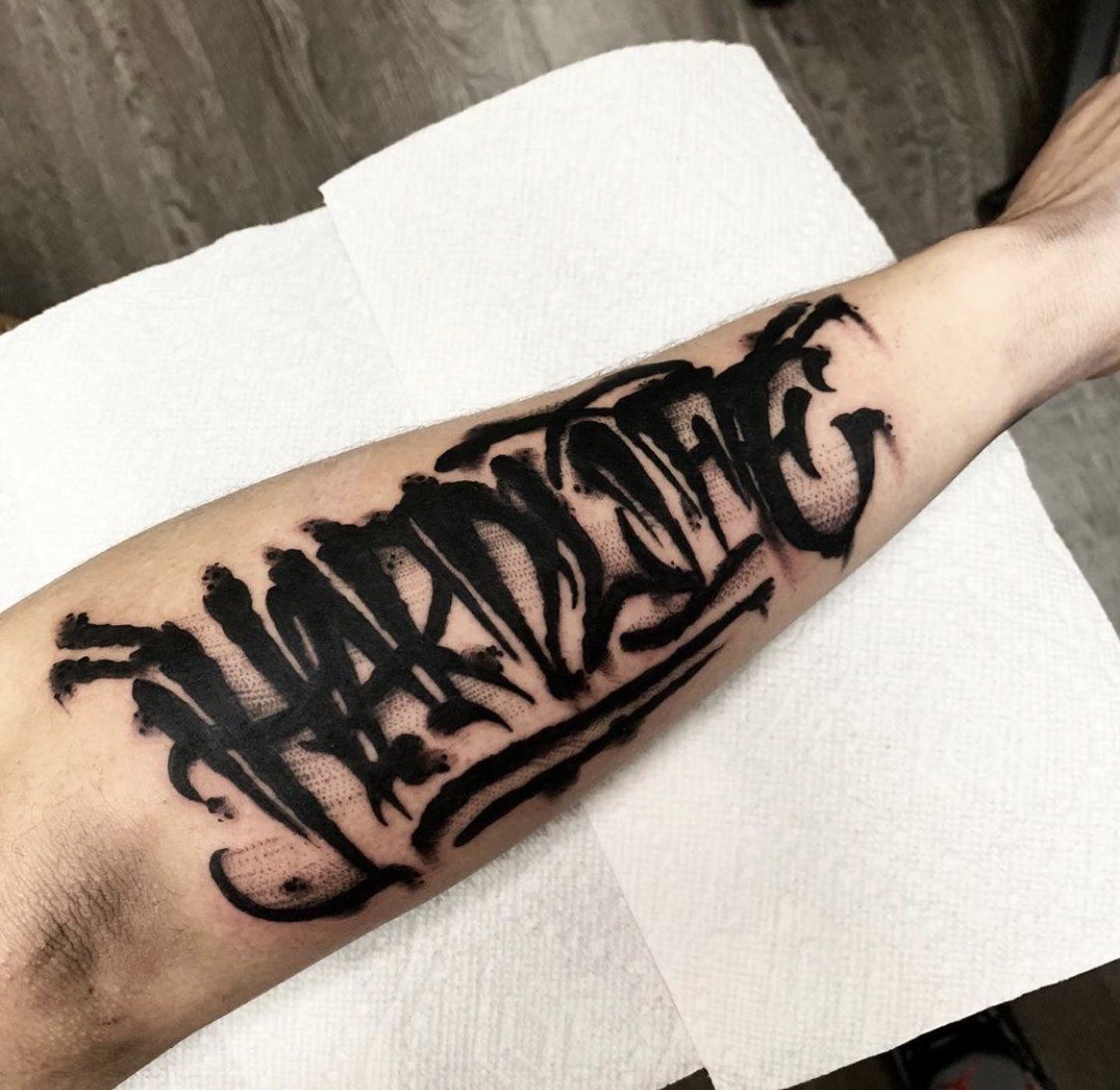 Aaron Afficial | Black Work | Geometric Designs | Lettering Tattoos