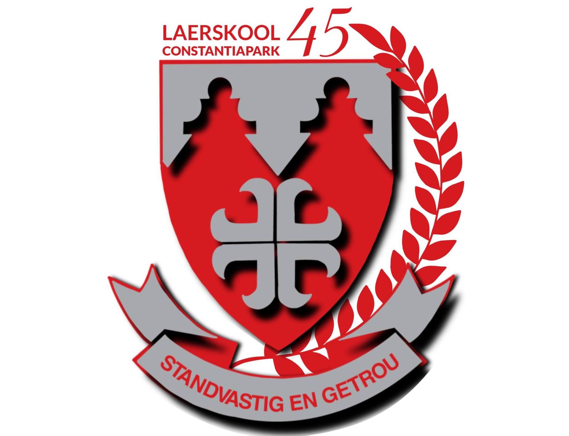 Constantia Park primary school red and grey logo.