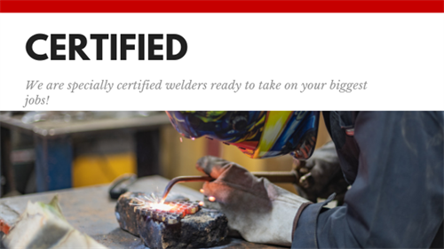 Certified | Katy, TX | American Mobile Welding