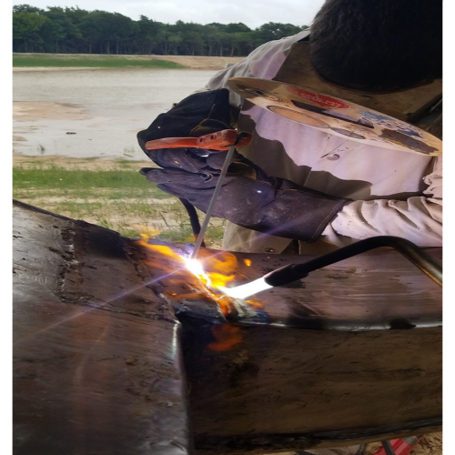 Man Welding a Steel | Katy, TX | American Mobile Welding