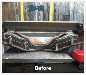Before Car Bumper Welding | Katy, TX | American Mobile Welding