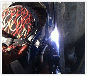Welder with Protective Welding Shield | Katy, TX | American Mobile Welding