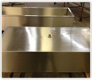 Bottom View of Stainless Sink | Katy, TX | American Mobile Welding