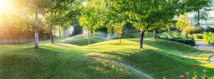Beautiful Yard with Sprinklers — Jacksonville, FL — Ambience of Jacksonville