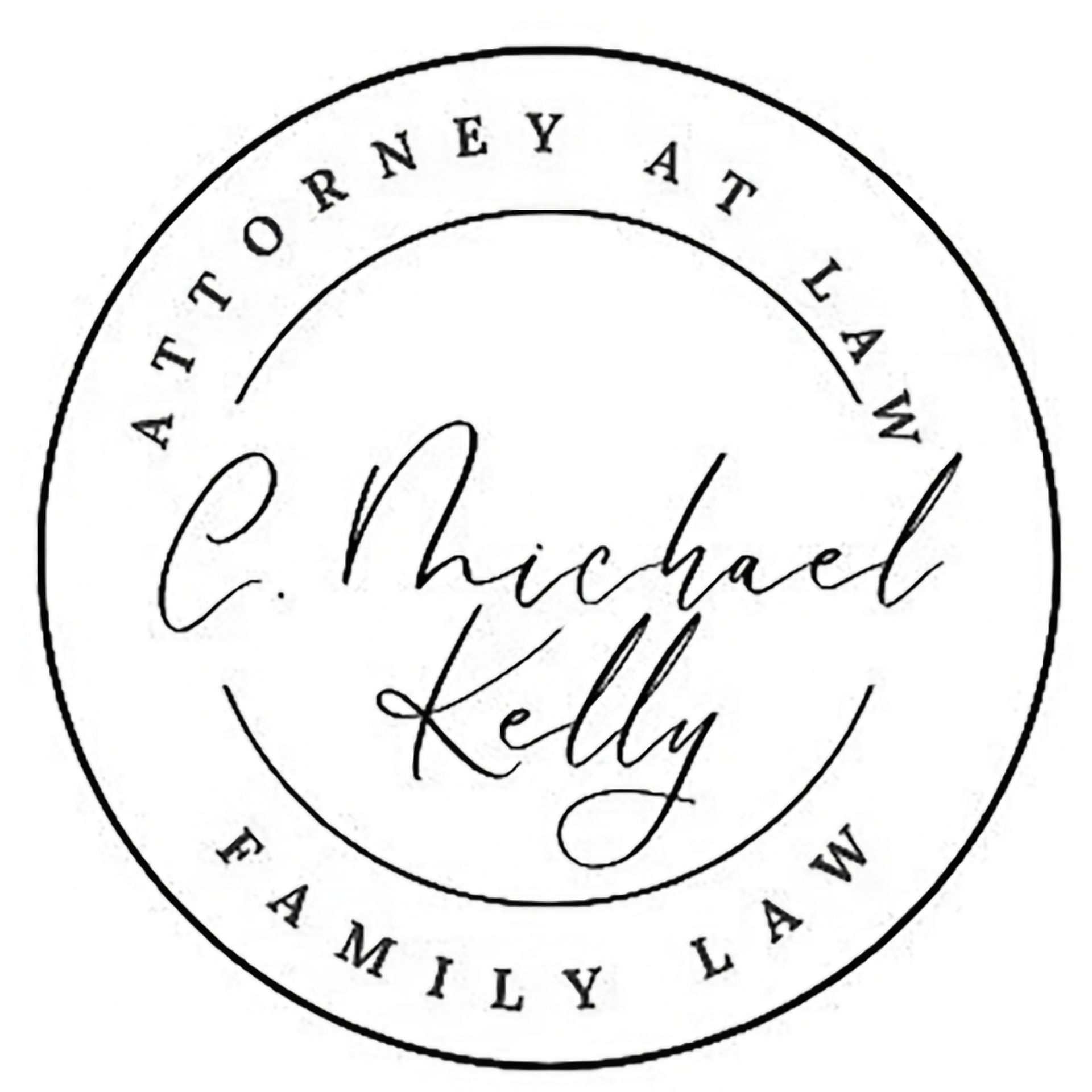 A logo for attorney michael kelly family law
