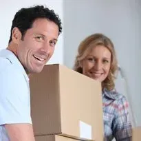 Couple Lifting Boxes - Mount Sidney, VA - Premier Moving