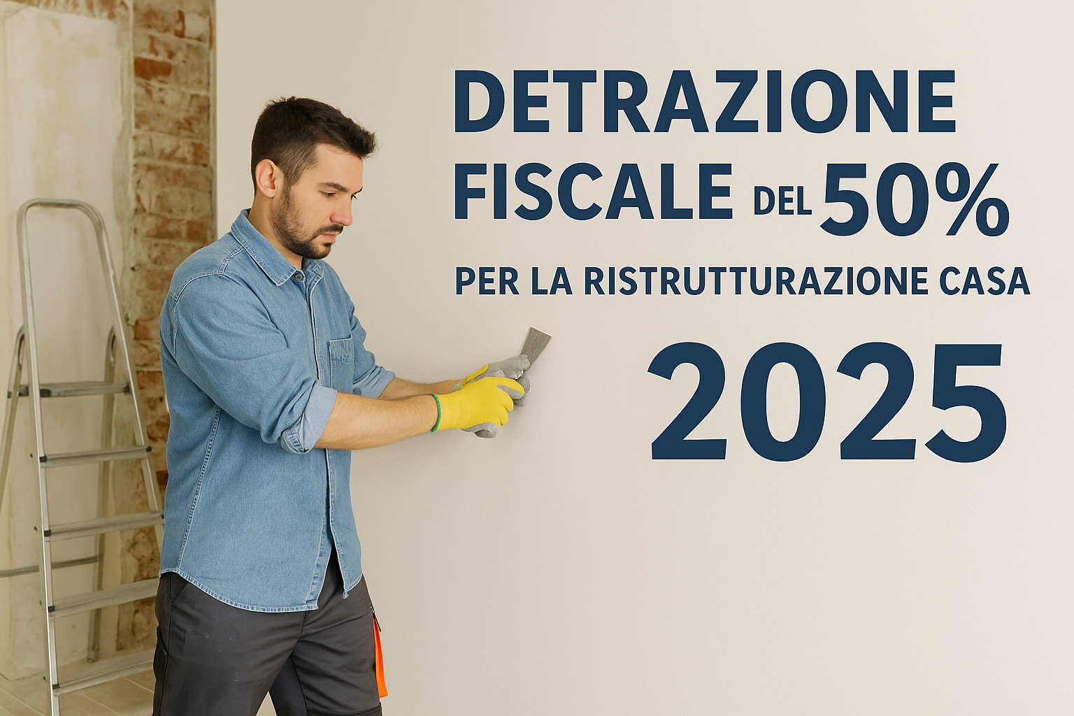 Come funziona la detrazione del 50% per ristrutturare casa nel 2025? Scopri chi può ottenerla, quali