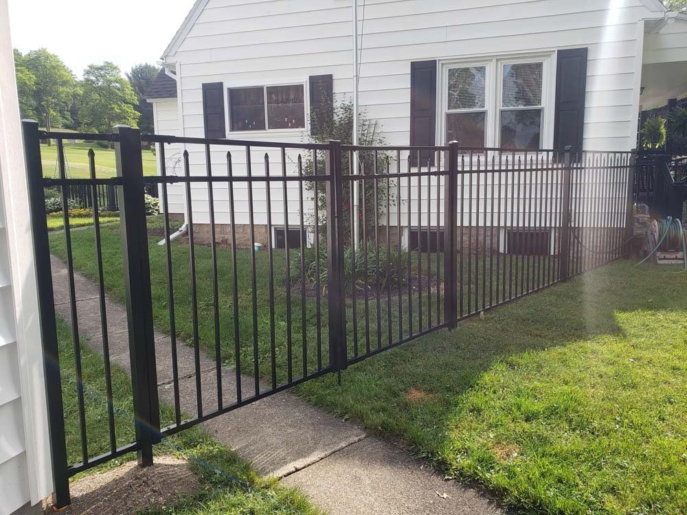 Black Metal Fence