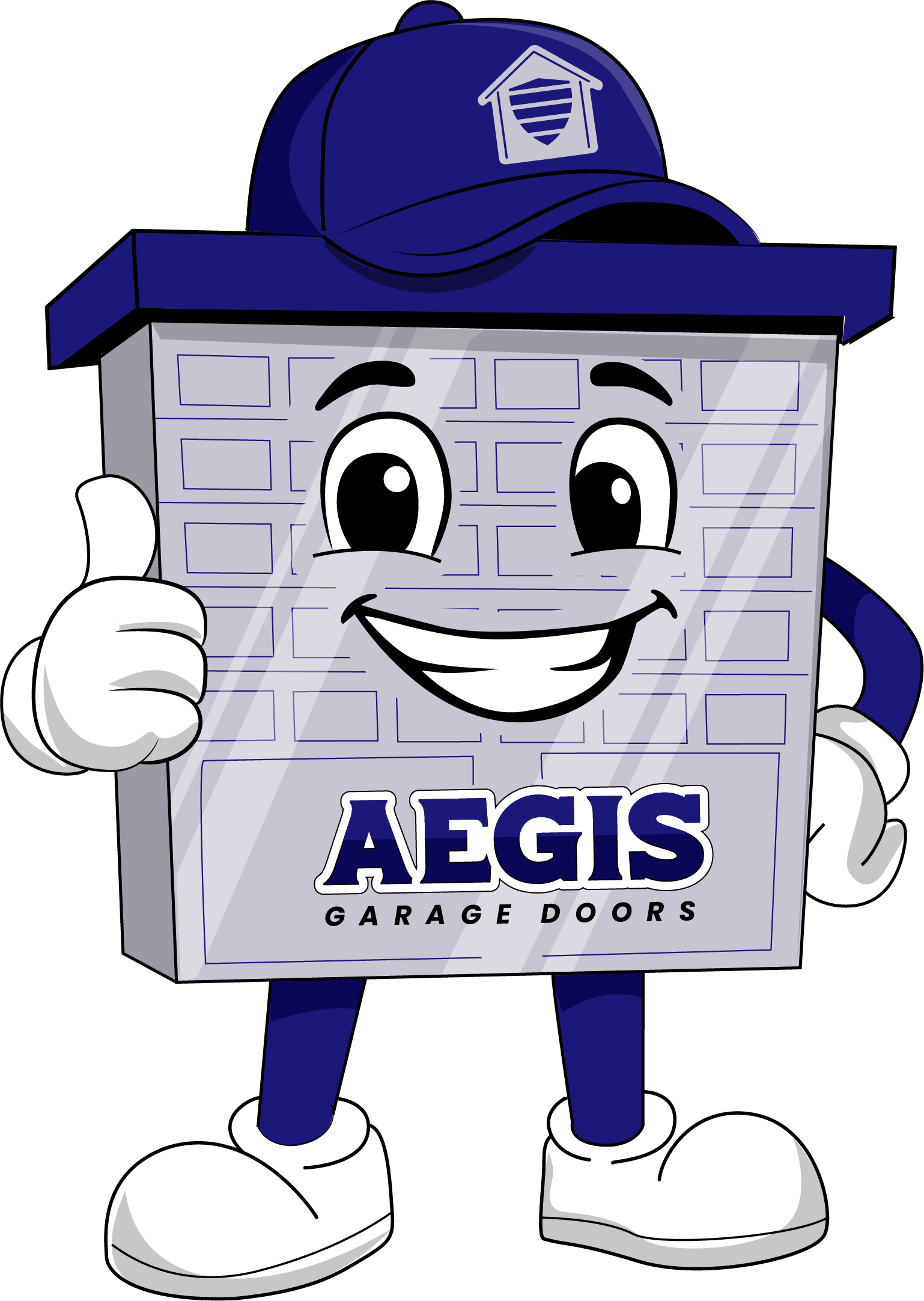 Aegis Garage Doors Mascot