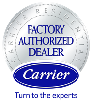 A carrier residential factory authorized dealer logo