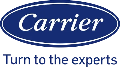 The carrier logo is blue and white and says `` turn to the experts ''.