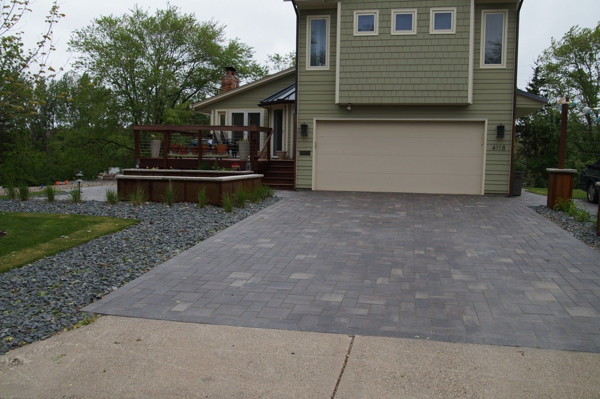 another driveway - landscape design in Delano, MN