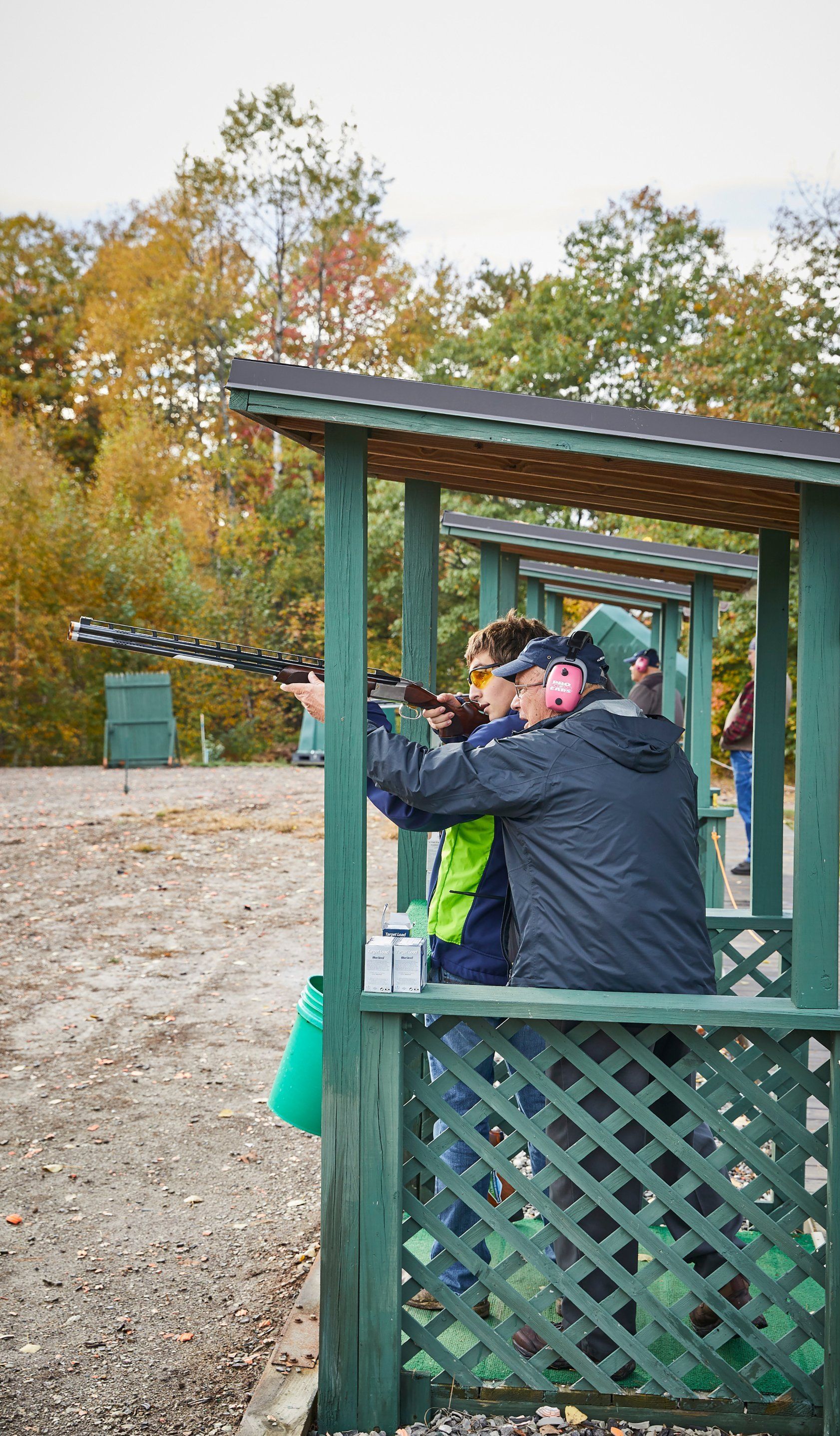 5-stand sporting clays course at L.L.Bean in Freeport, Maine.