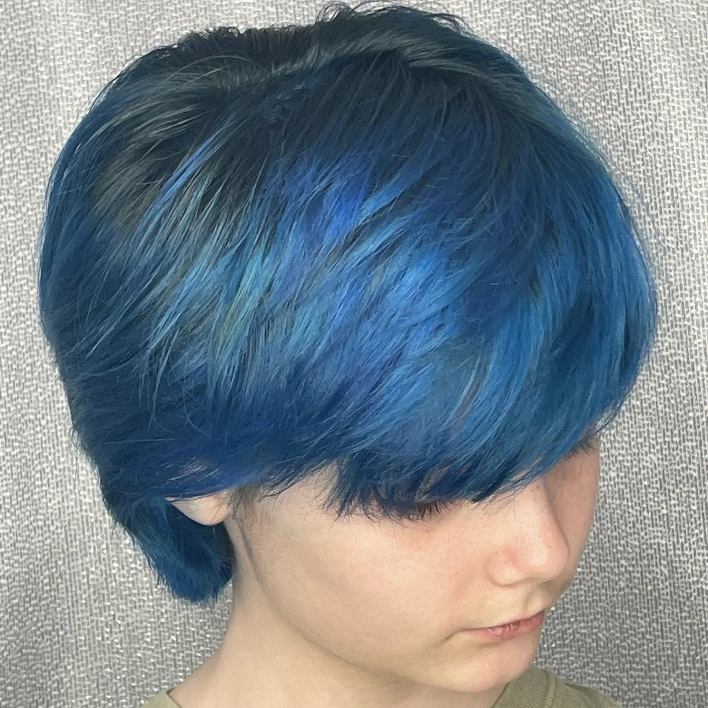 Rooted blue vivid — Brandon, FL — Hairstyling By Tina