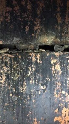 Missing Mortar Joints in a Chimney Flue