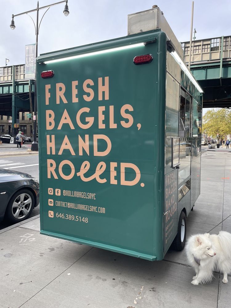 The back of a tacos el bronco food truck