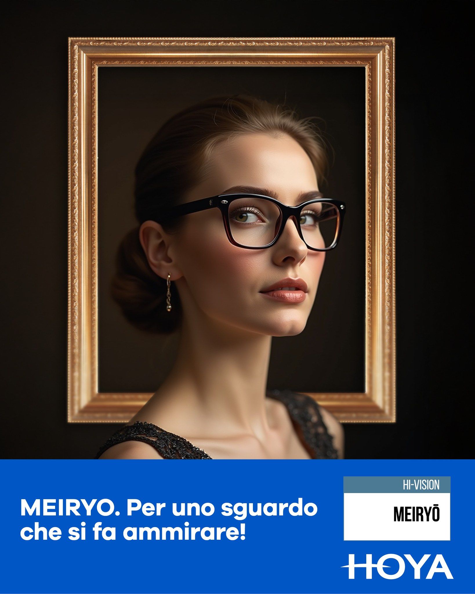 Occhiali da sole esposti su una rastrelliera metallica contro un muro di mattoni. Sono visibili modelli e colori assortiti.