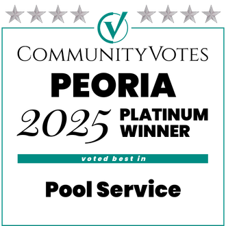 Community votes Cyan Pools for Peoria, Arizona PLATINUM winner pool service voted best in 2025