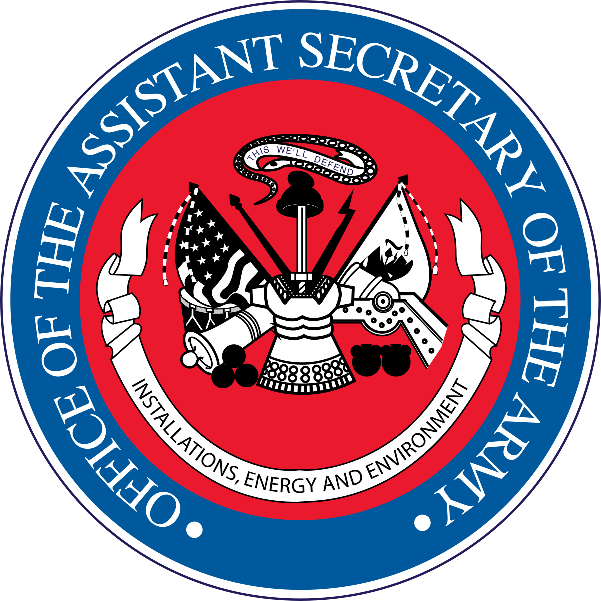 The logo for the assistant secretary of the army