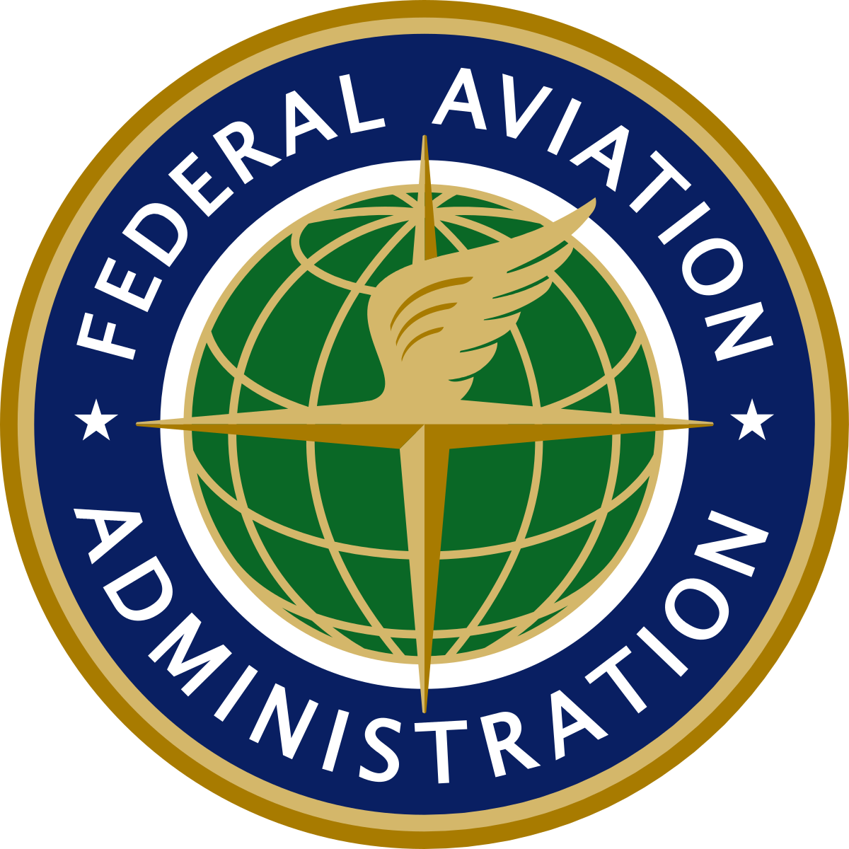 The logo for the federal aviation administration