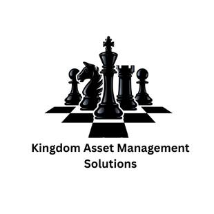 Black chess pieces logo above the text &ldquo;Kingdom Asset Management Solutions&rdquo;