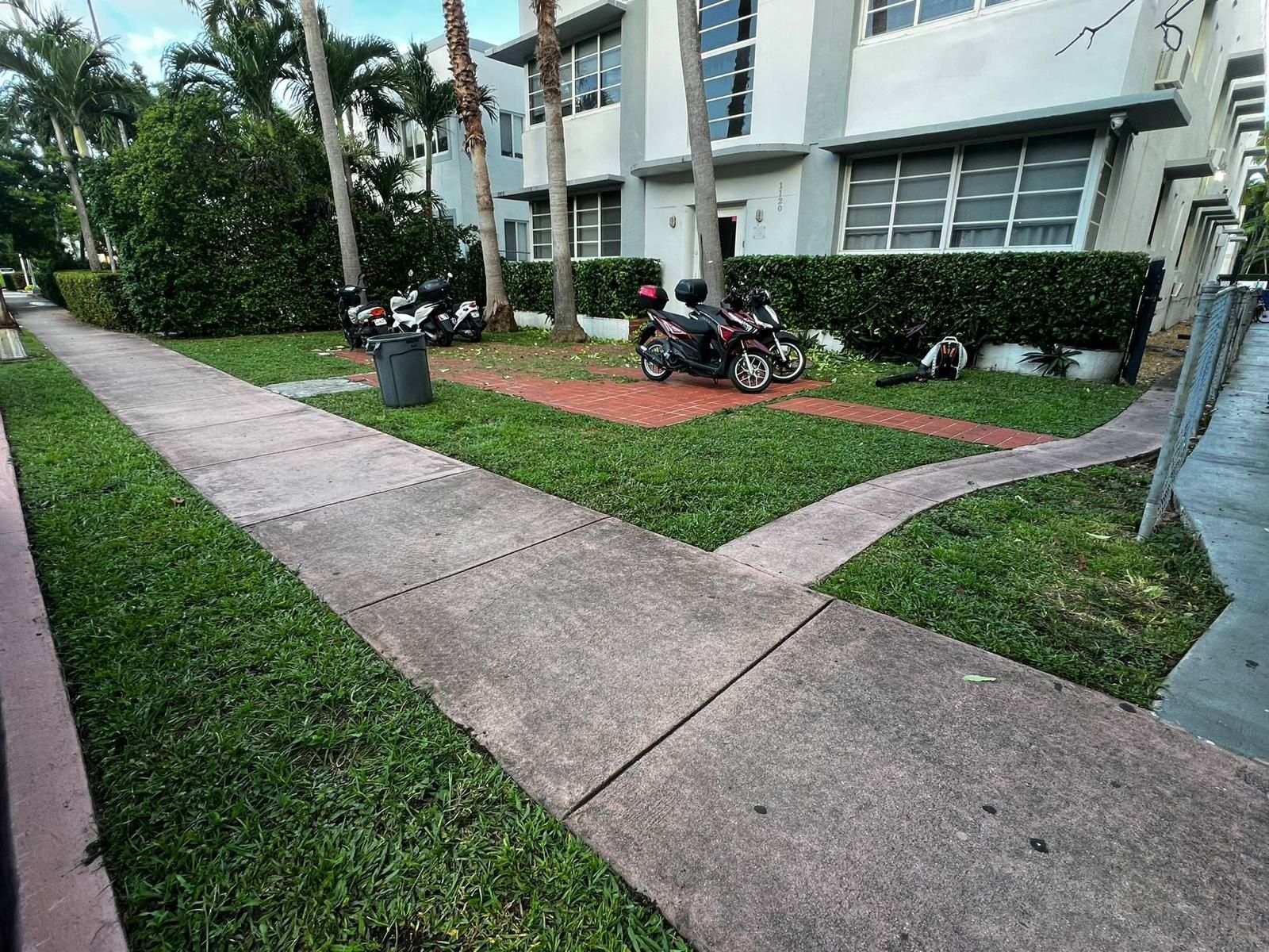 residential lawn work 