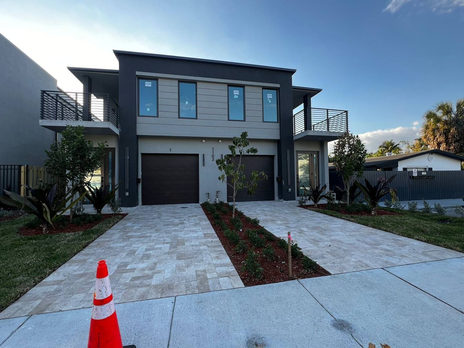 beautiful yard in new house 