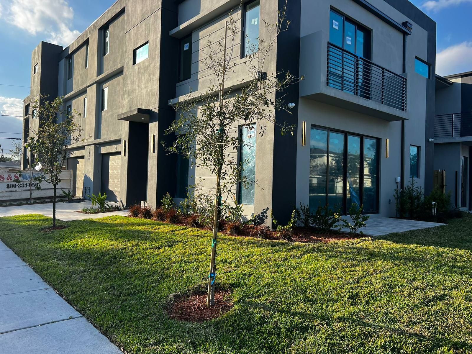 tree planting outside of home