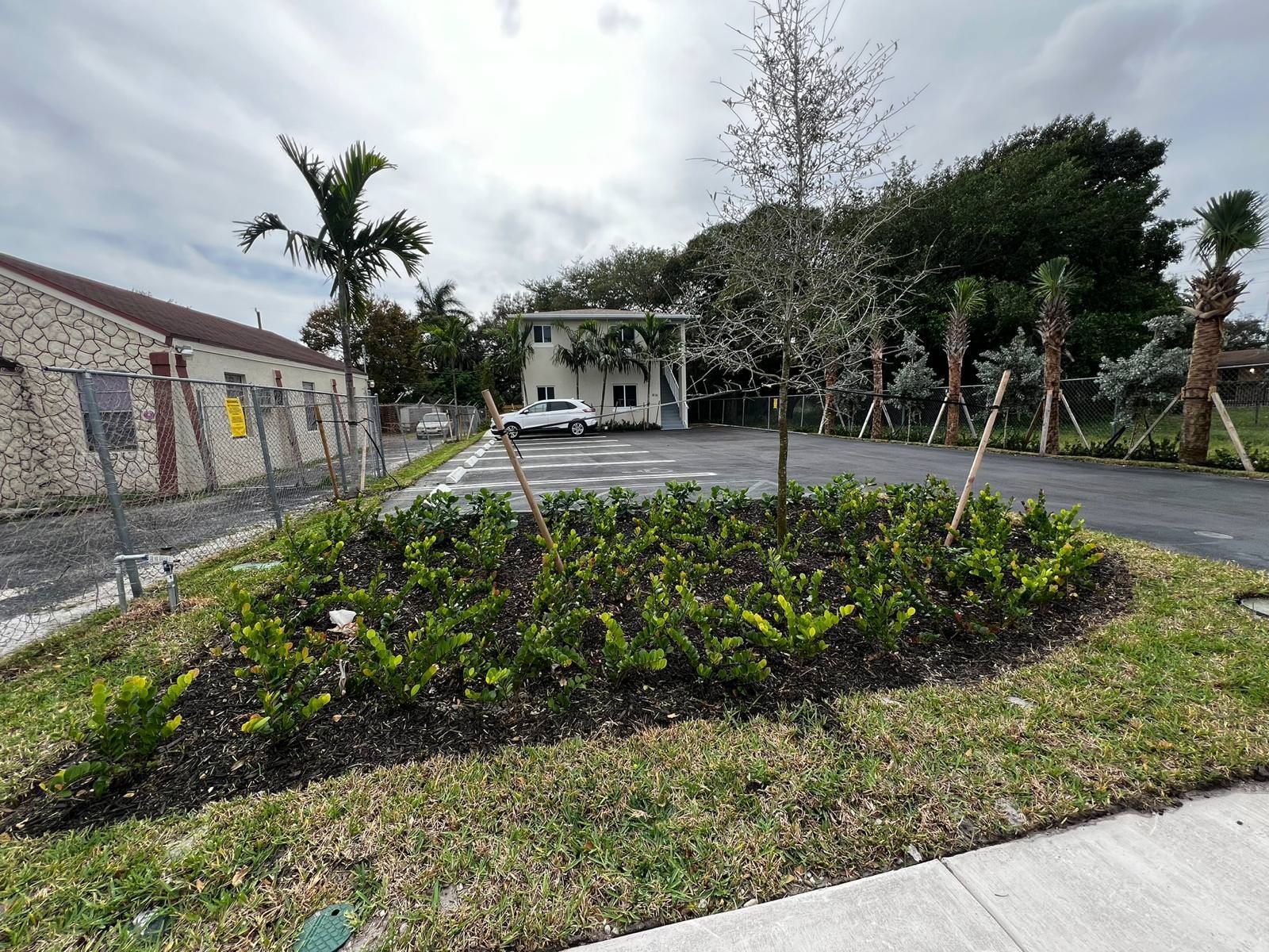 commercial landscape work 