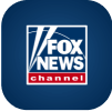 The fox news channel logo is on a blue app icon.