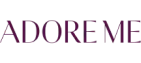 The word adore me is on a white background.