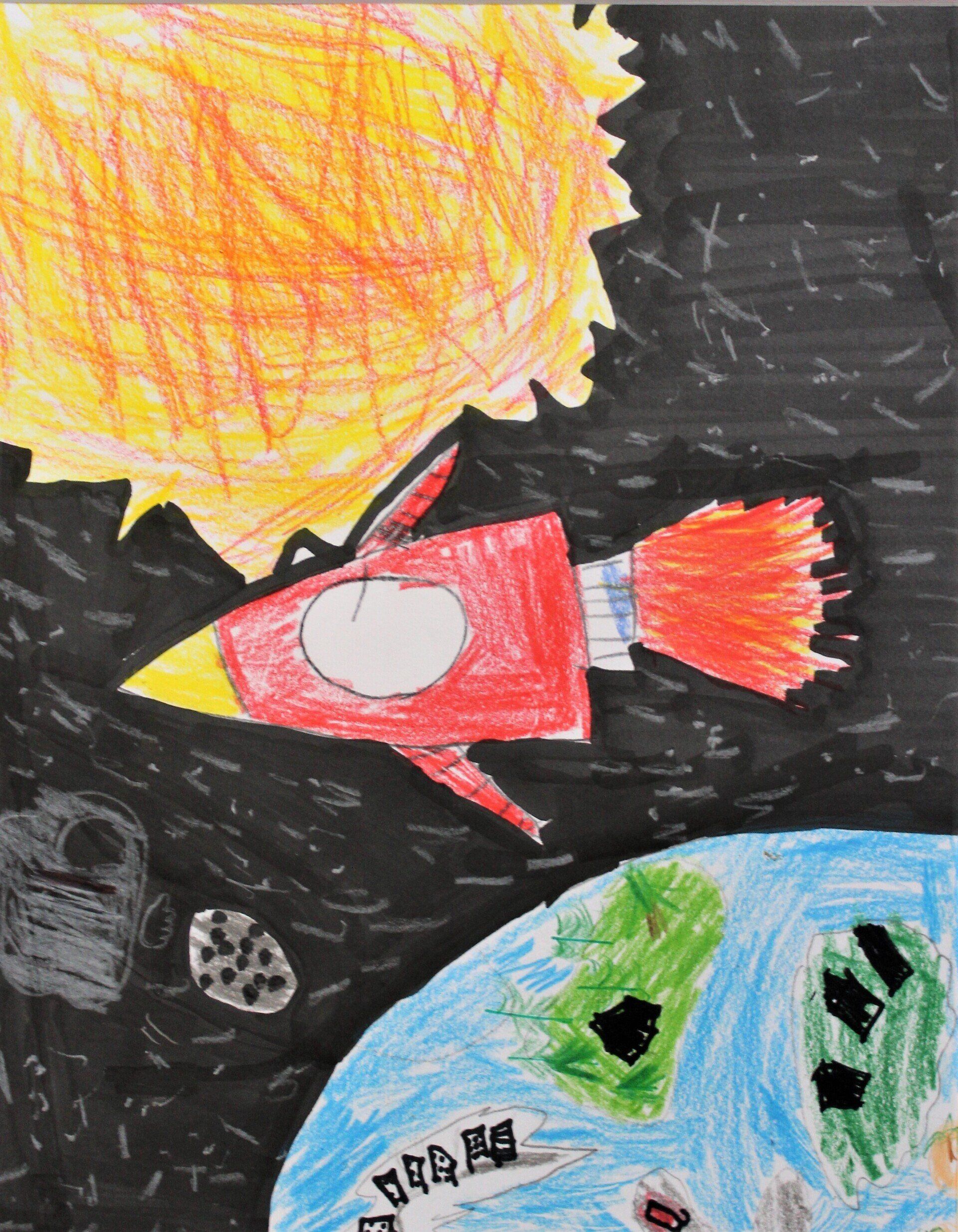2022 Art Show Winner - Blast Off