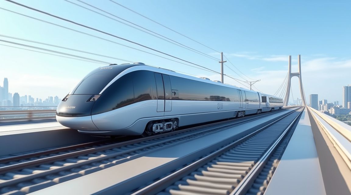 Trens de alta velocidade Maglev: a inovação da China State Railway Group Trens de alta velocidade Maglev: a inovação da China State Railway Group