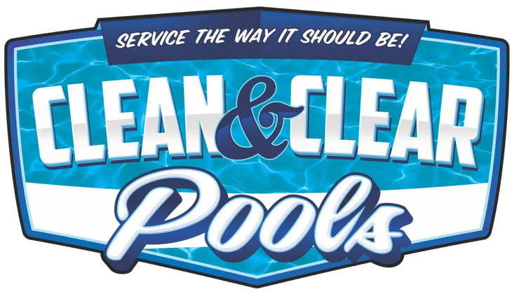 The logo for clean & clear pools says service the way it should be !