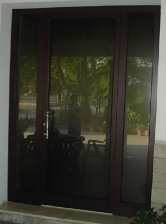 portone in alluminio