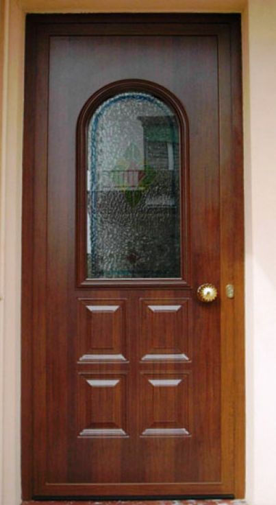 porta per esterni in legno e vetro