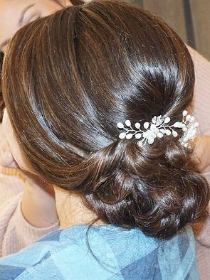 Bridal (Bride) Hairstyle Up-do & or Half Up Half Down
