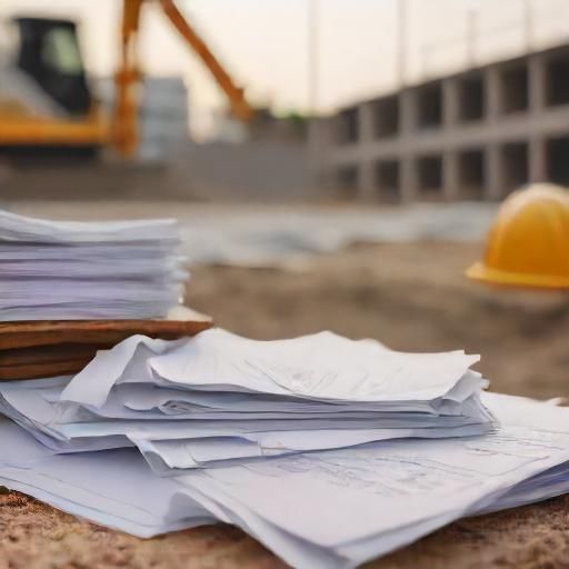 Court papers scattered at construction site after owner got served by process server