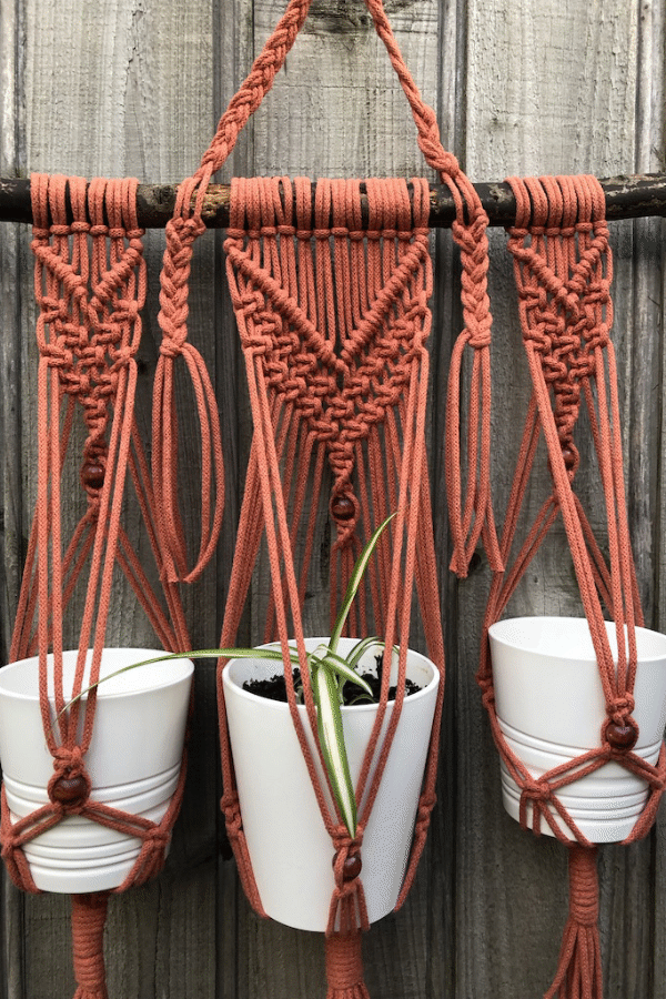 Macrame Pot Holder - Trixie
