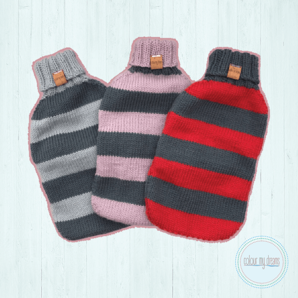 Knitted Hot Water Bottle covers