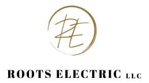 Logo for Roots Electric LLC. Features 