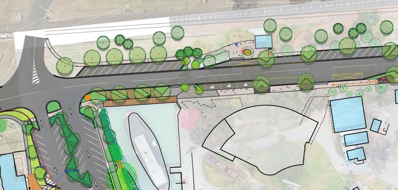 Thomson Hay Landscape Architects - Monash Drive Streetscape Swan Hill