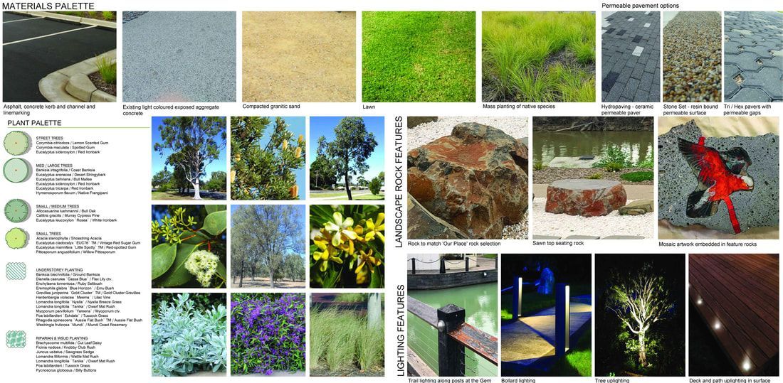 Thomson Hay Landscape Architects - Monash Drive Streetscape Swan Hill