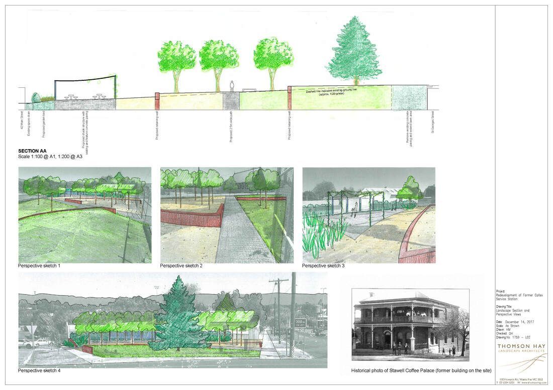 Thomson Hay Landscape Architects - Stawell Main Street Urban Space