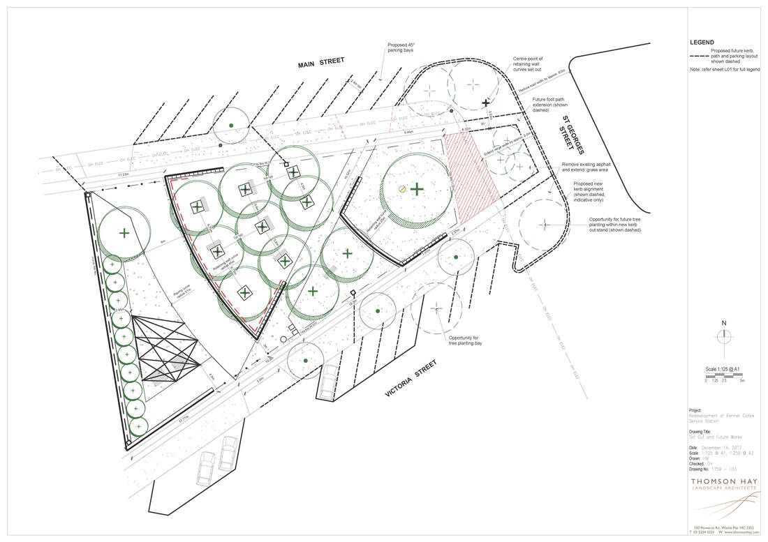 Thomson Hay Landscape Architects - Stawell Main Street Urban Space